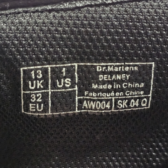 Dr. Martens Kids Blue Lace-Up Boots - Picture 3 of 5